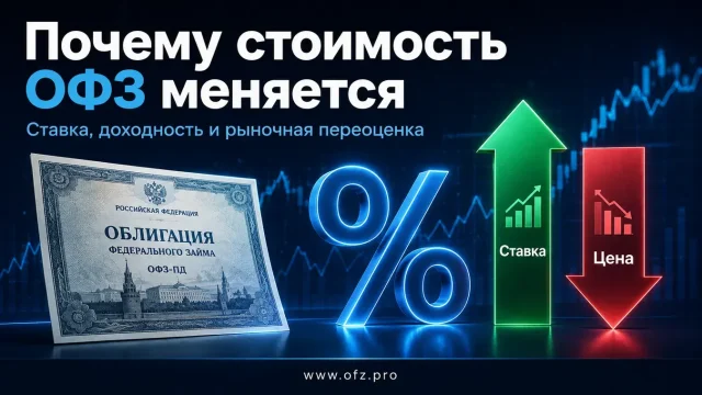 Почему цена ОФЗ меняется?