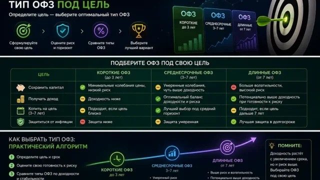 Как выбрать тип ОФЗ под цель