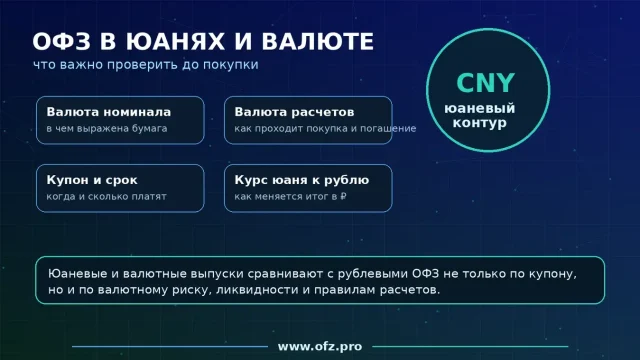 ОФЗ в юанях и валюте — обзор валютных выпусков